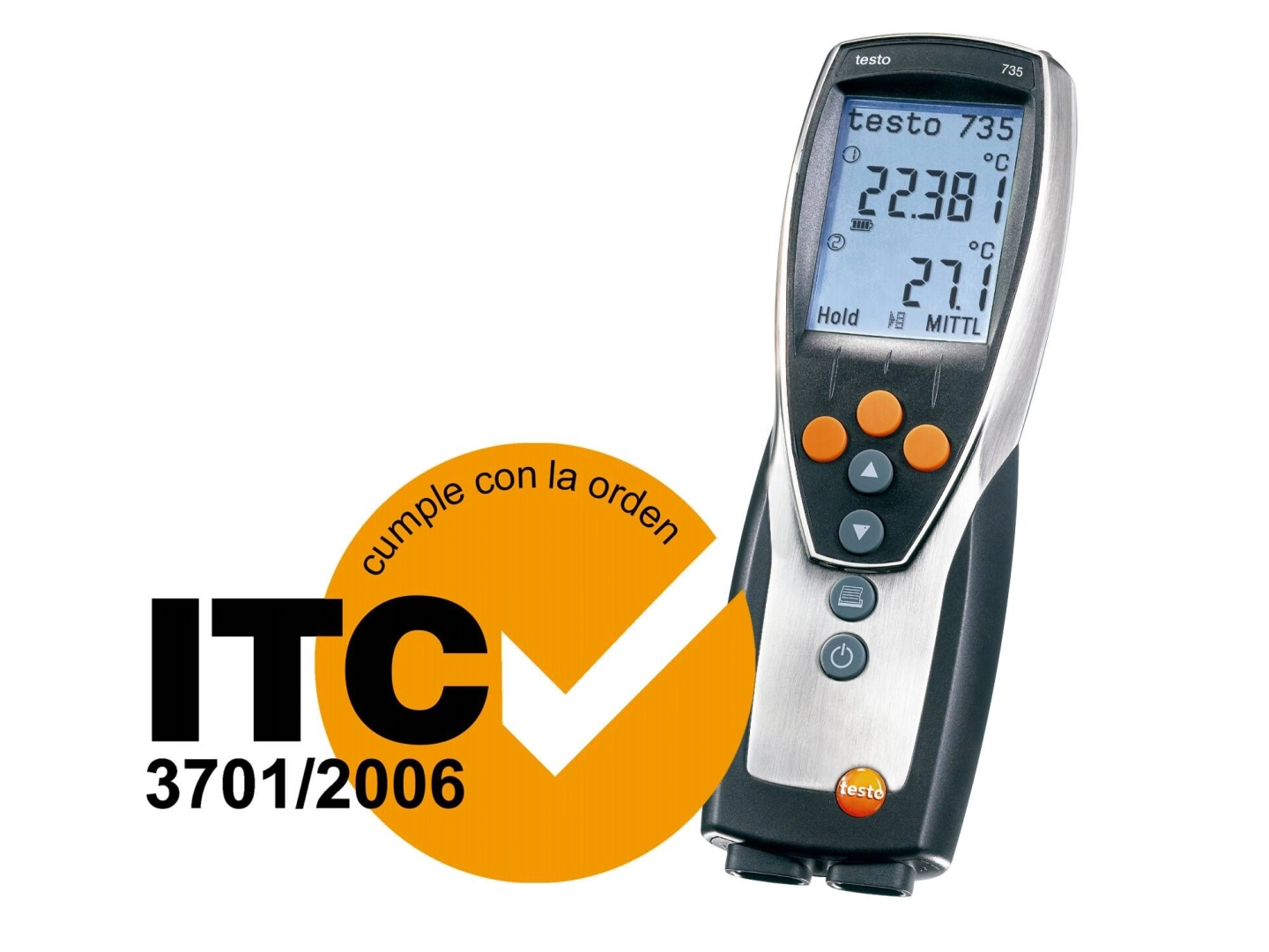 Termómetro profesional testo 735-1