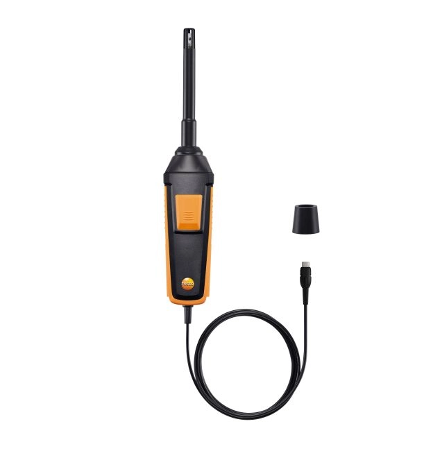 Sonda de temperatura y humedad Con empuñadura por cable, para testo 440