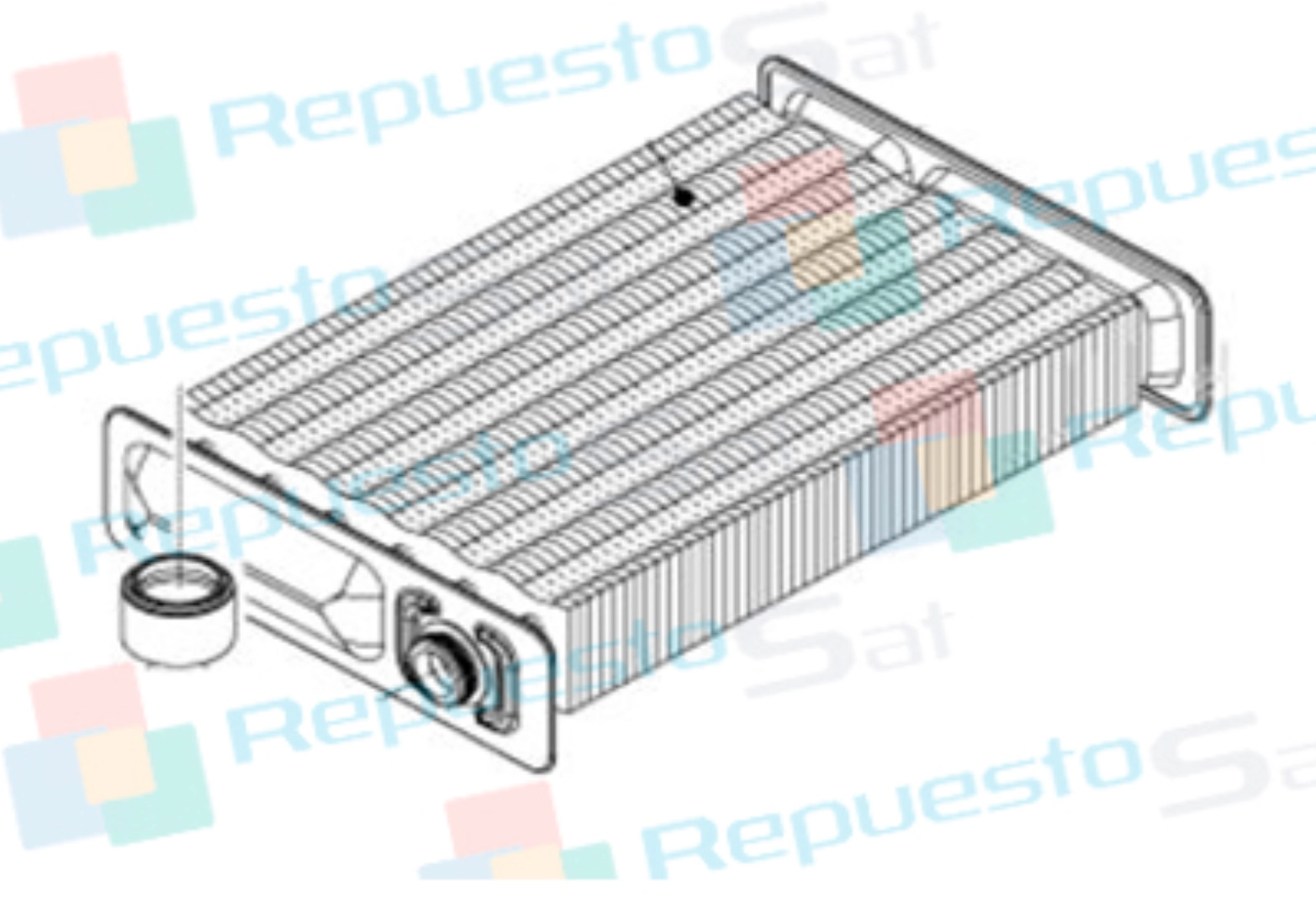 INTERCAMBIADOR PRIMARIO METEO 28 kW