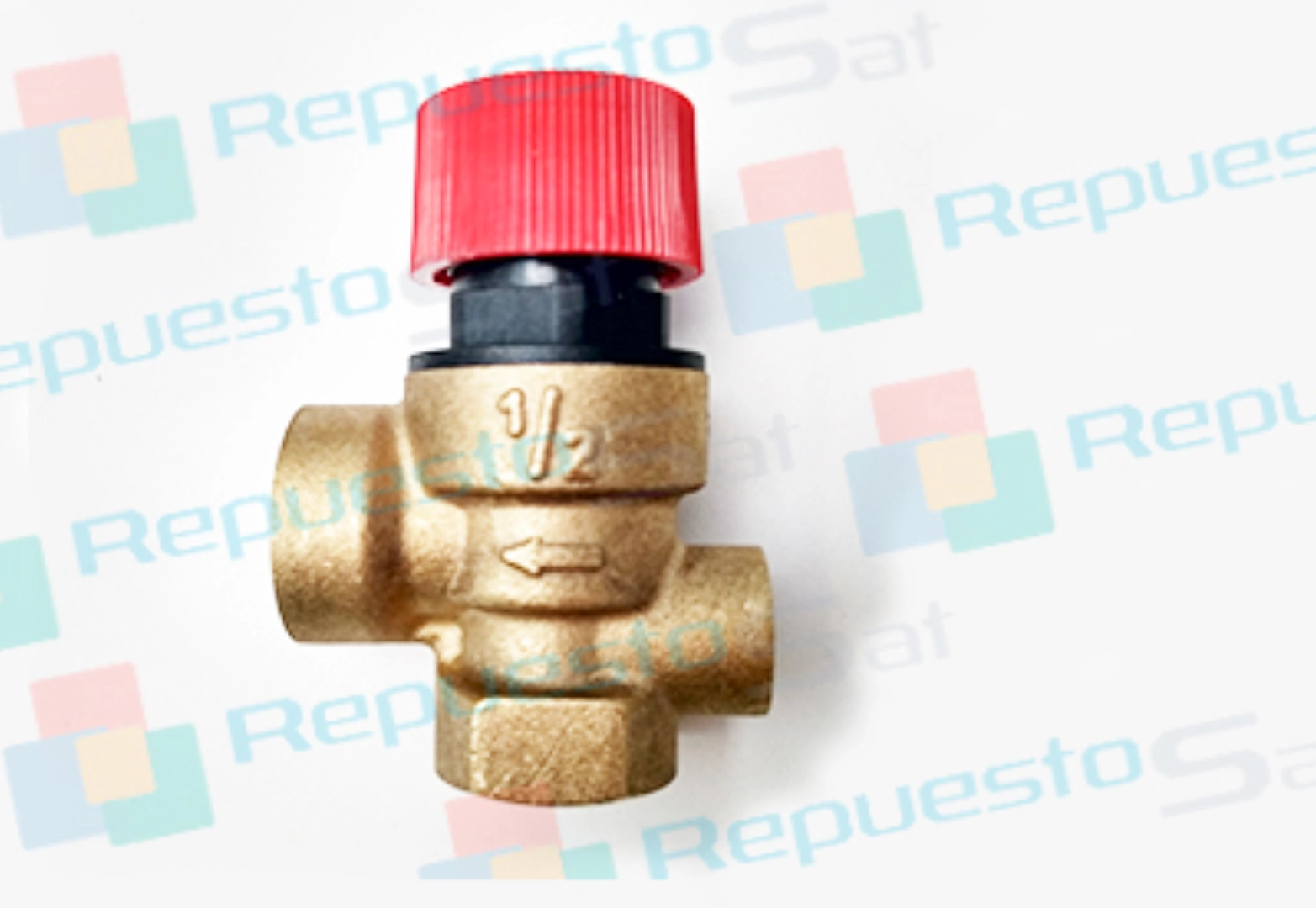 Válvula seguridad 3 bar  E-H 1/2    S-H 1/2  (T. manómetro)