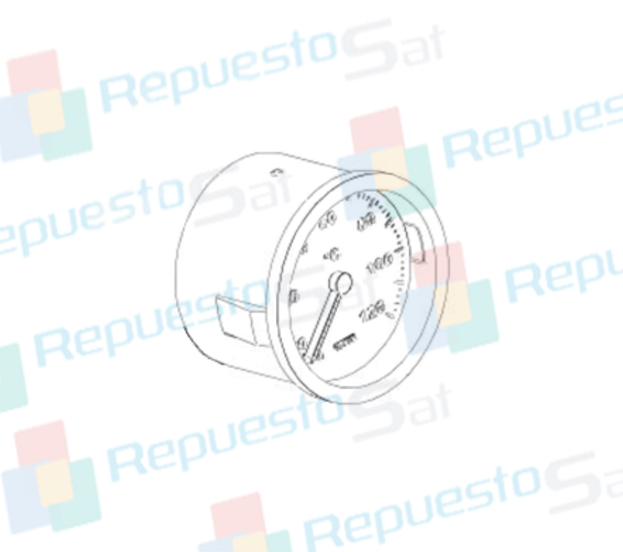 TERMOMETRO DIAM. 40 BLANCO