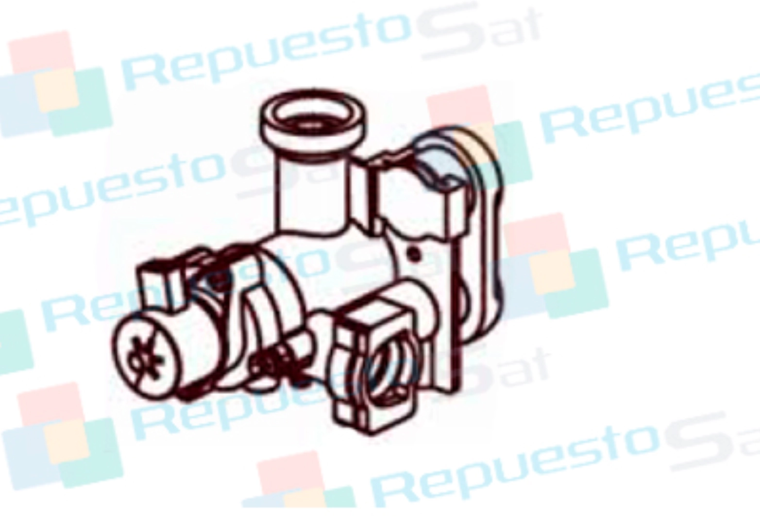 VALVULA TRES VIAS DIVATOP H