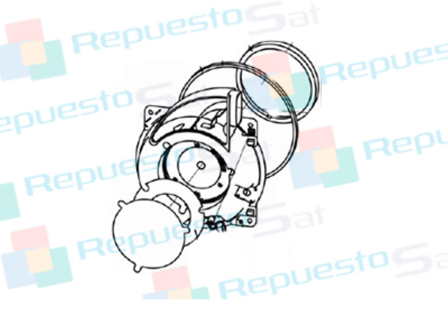 VENTILADOR+QUEMADOR BLUEHELIX