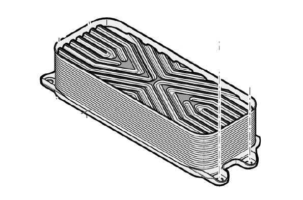 Intercambiador de calor de placas CB11 13