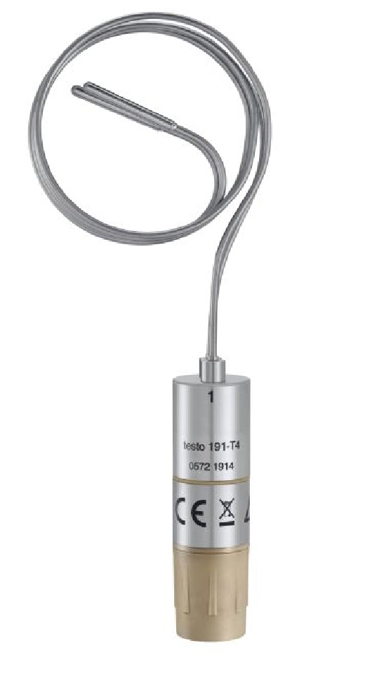 Producto testo 191-T4 - Registrador de datos de temperatura HACCP con dos sondas largas y flexibles