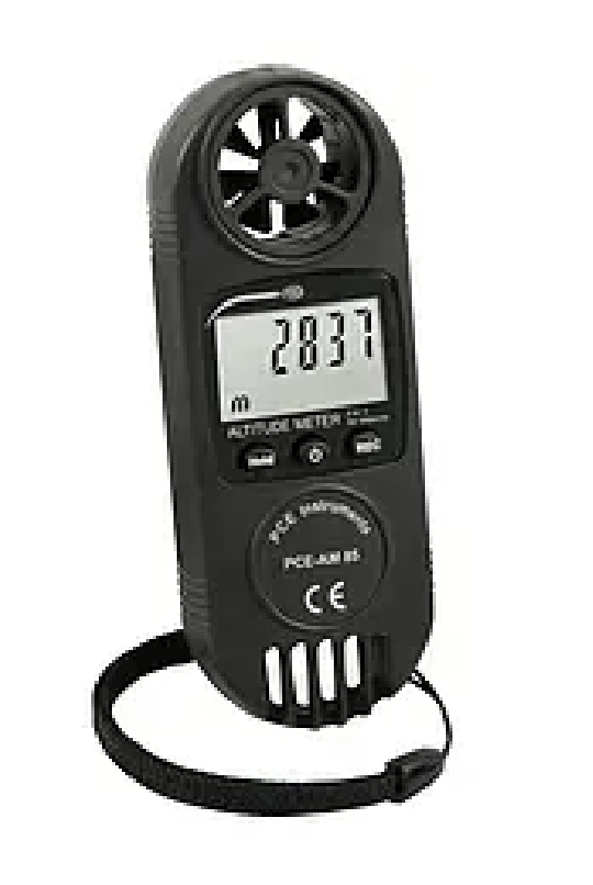 Producto 3 en 1 Altímetro, barómetro, anemómetro PCE-AM 85