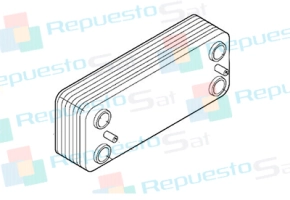 INTERCAMBIADOR SANITARIO 28 KW