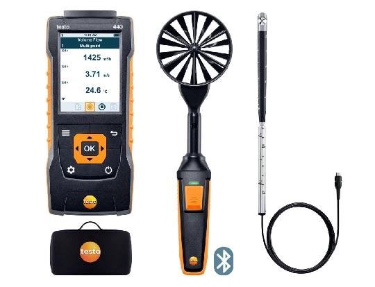 Set combinado para caudal 2 testo 440 con Bluetooth