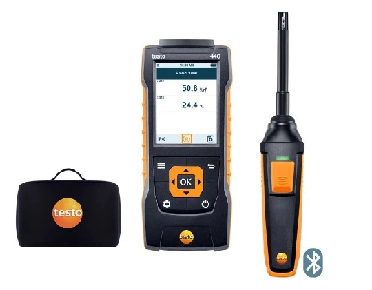 Producto Set de humedad testo 440 con Bluetooth
