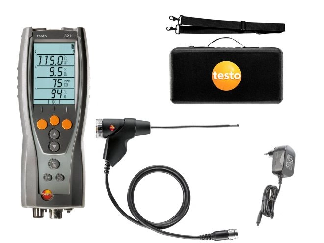 Analizador de combustión testo 327 - Set de iniciación al análisis de combustión
